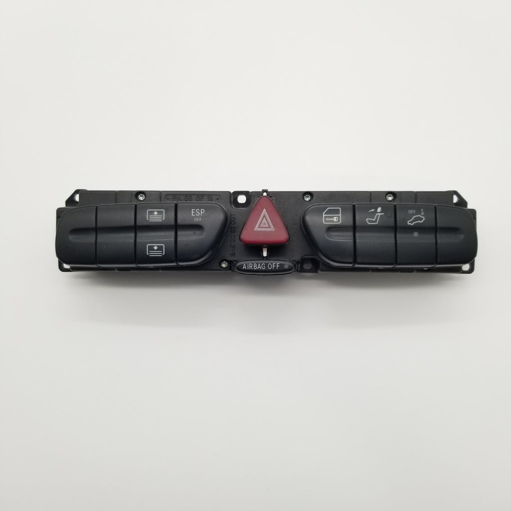 00 01 02 03 04 Fits Mercedes W203 C320 Center Dash Control Switch 2038205510 Oem