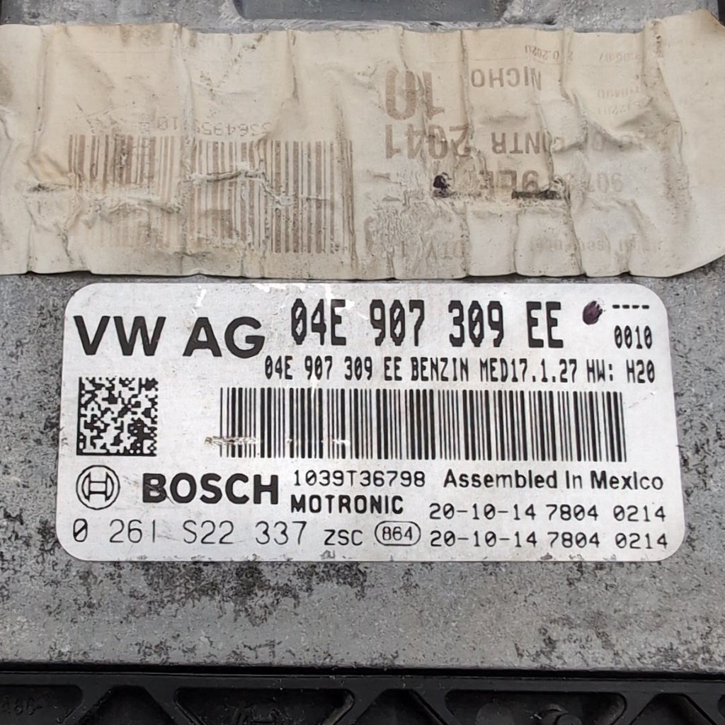 2019 - 2021 Volkswagen Jetta 1.4L Engine Computer Control Module ECU 04E907309EE
