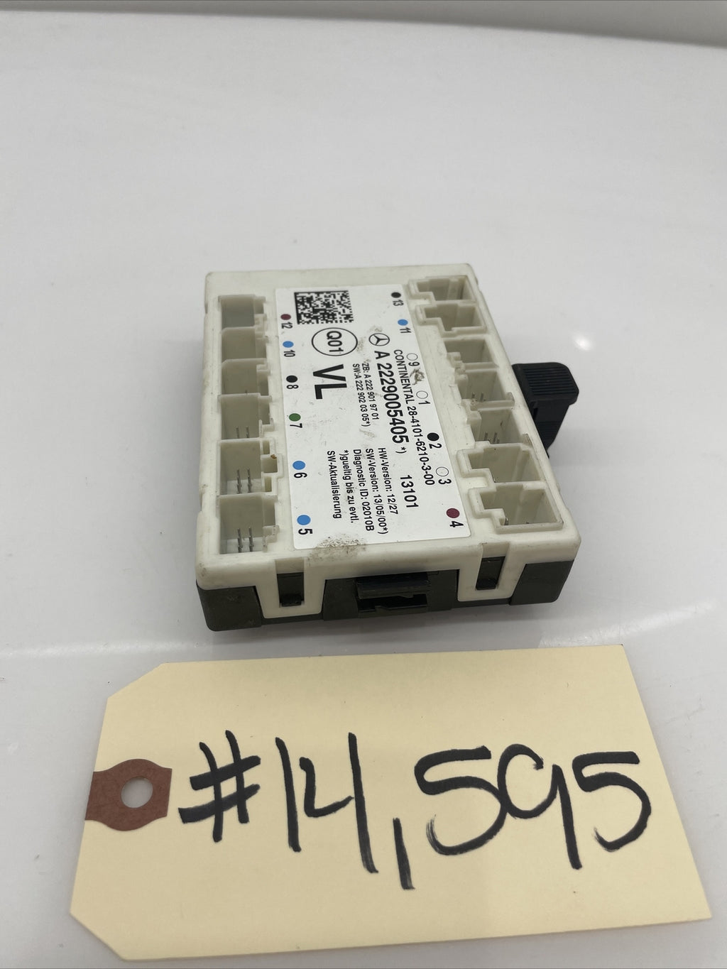 Door Control Unit Front Left Mercedes S-Class W222 A2229005405 A2229020305