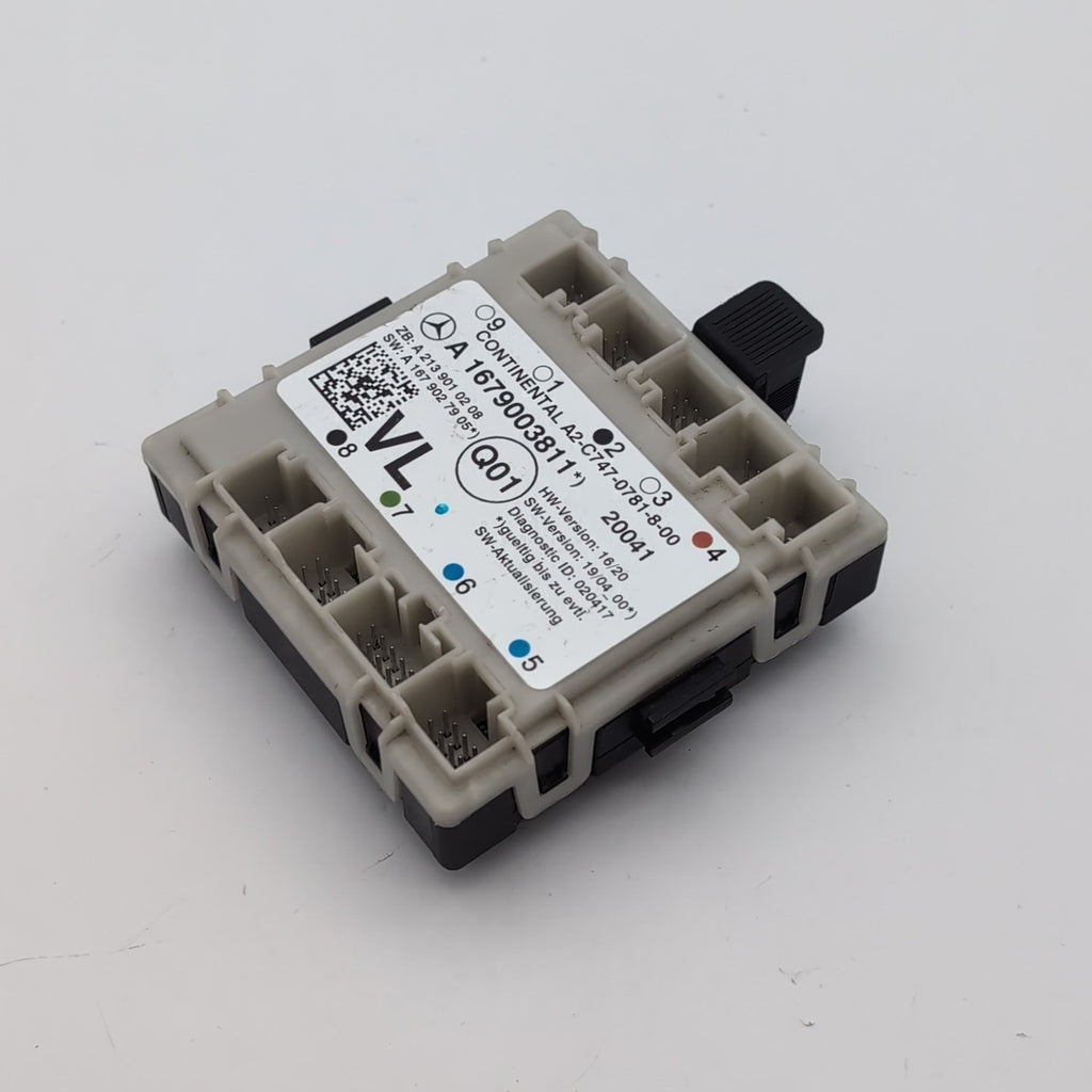 2016- 2022 MERCEDES GLC300 X253 FRONT LEFT DOOR CONTROL MODULE OEM A1679003811