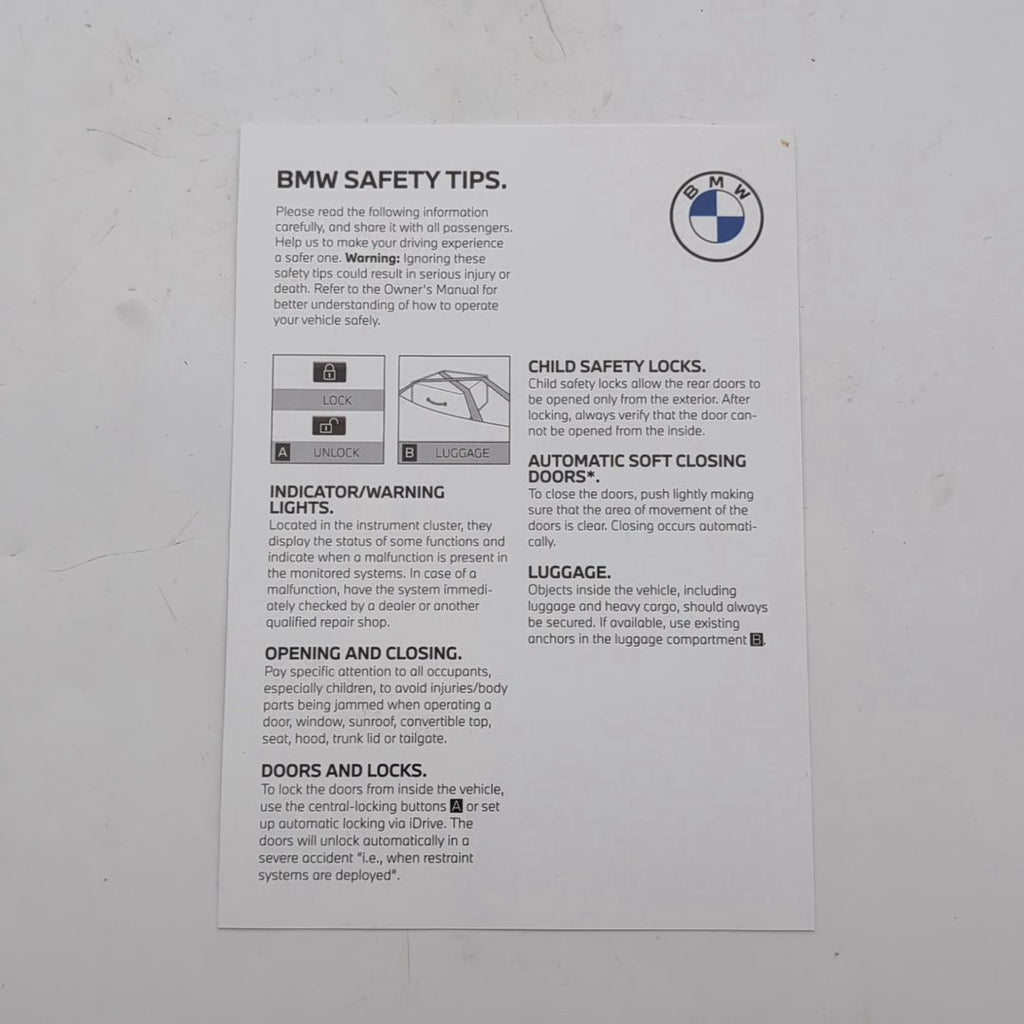 2025 BMW 3 Series Sedan Owners Manual Handbook Set Kit with Case OEM