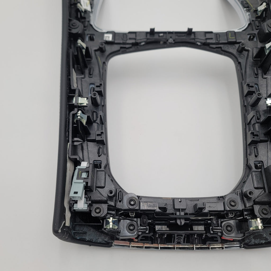 2022 2023 2024 BMW X5 G05 Center Console Bezel Trim Finish Panel Black Leather