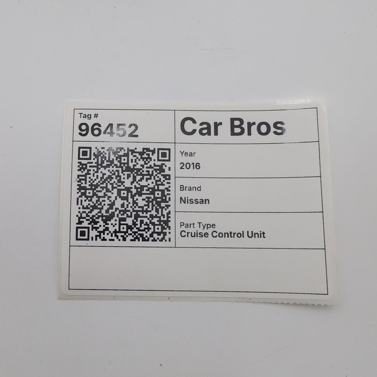 2015 2016 2017 Nissan Sentra Cruise Control Distance Radar Sensor 284384AF2A