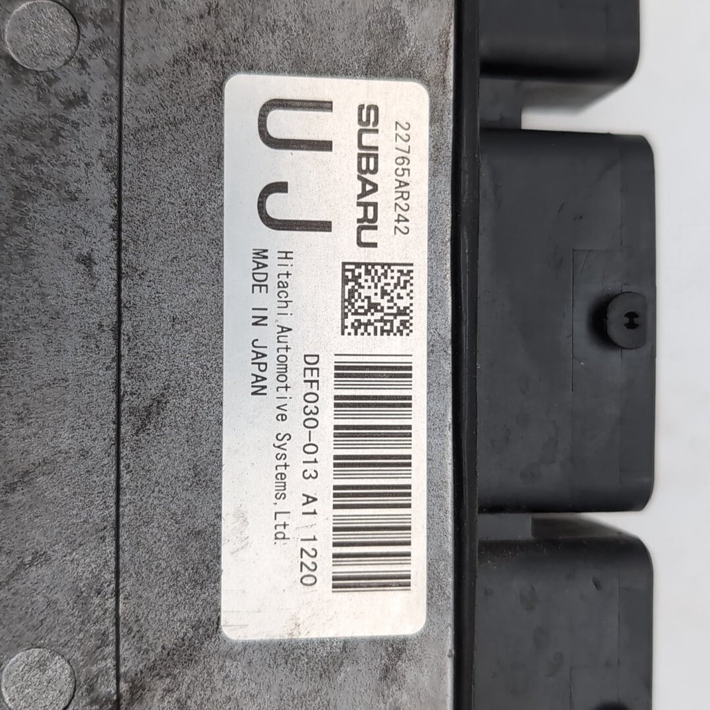 2021 Subaru Outback Legacy 2.4L Engine Computer Control Module ECU 22765AR242