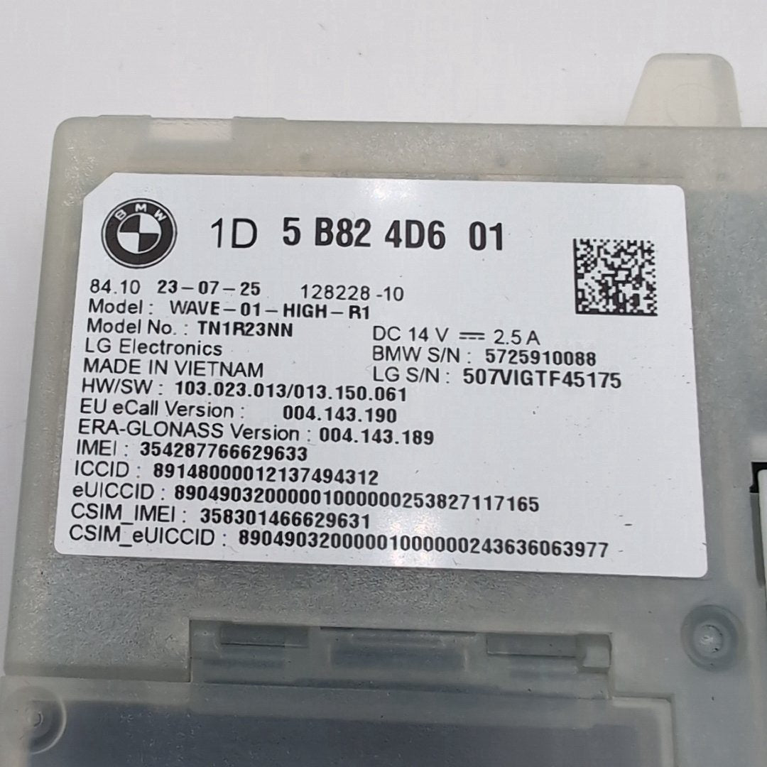 2023 - 2026 BMW G20 G60 X3 X5 X6 M3 M4 Antenna Telematics Control Module 5B824D6
