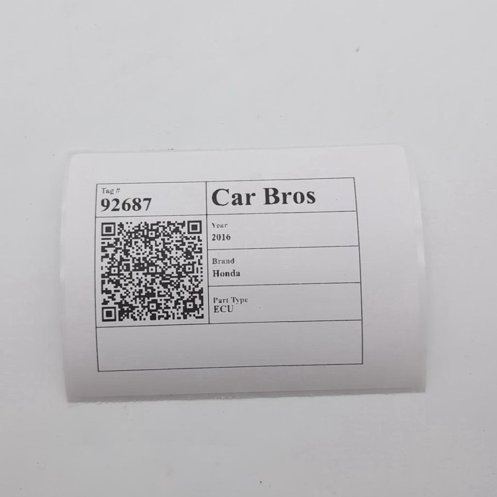 2016 Honda CRV 2.4L Engine Computer Control Module ECU 37820-5LA-A02