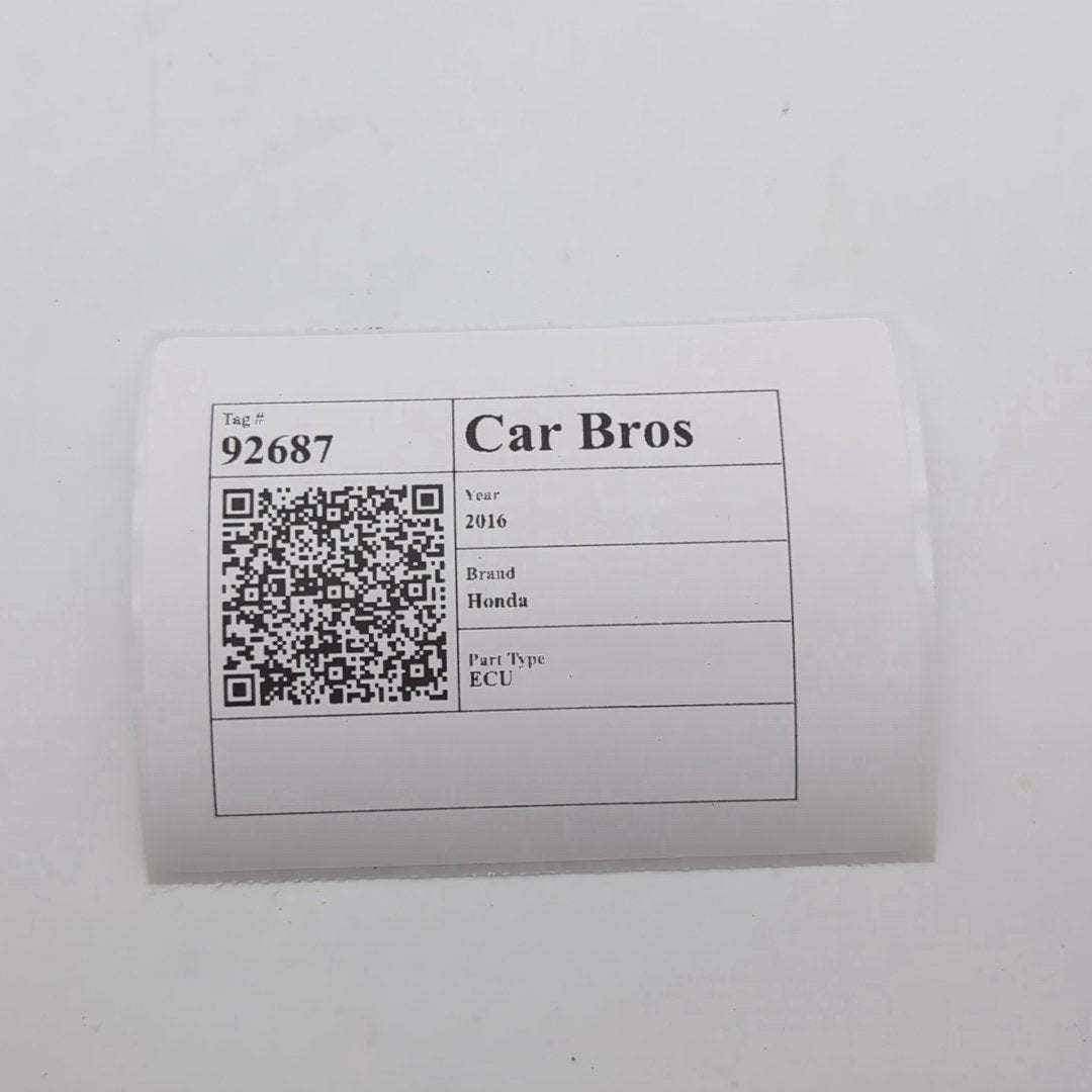 2016 Honda CRV 2.4L Engine Computer Control Module ECU 37820-5LA-A02