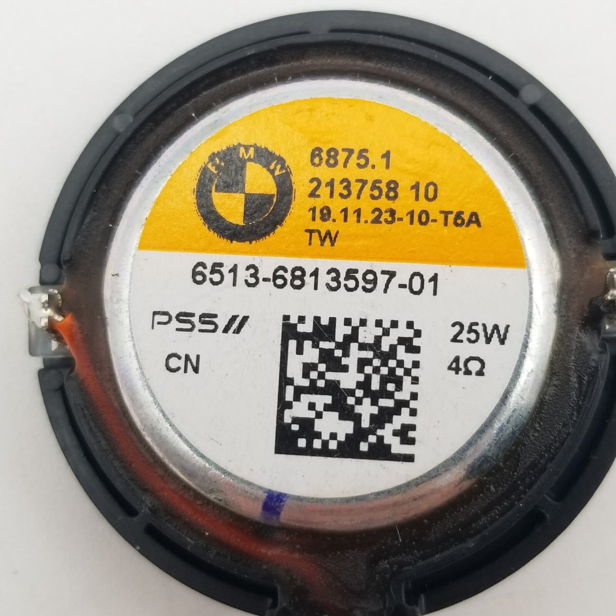 2019- 2024 BMW X5 G05 REAR RIGHT PASSENGER SIDE DOOR TWEETER SOUND SPEAKER OEM