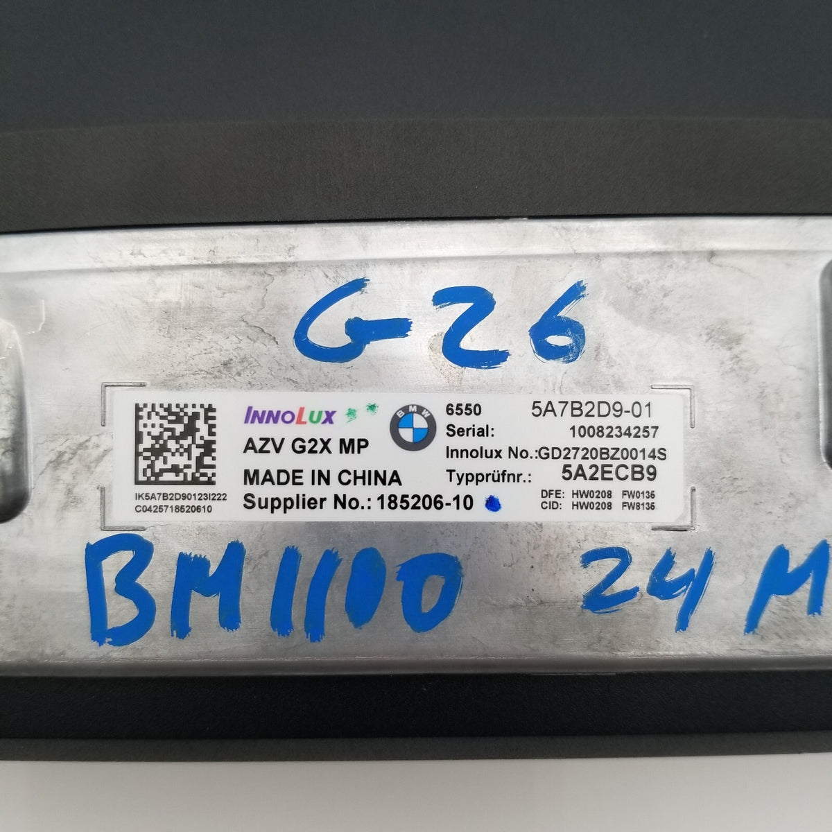 2023 2024 2025 BMW G20 G80 G82 M3 M4 Instrument Cluster Display Screen