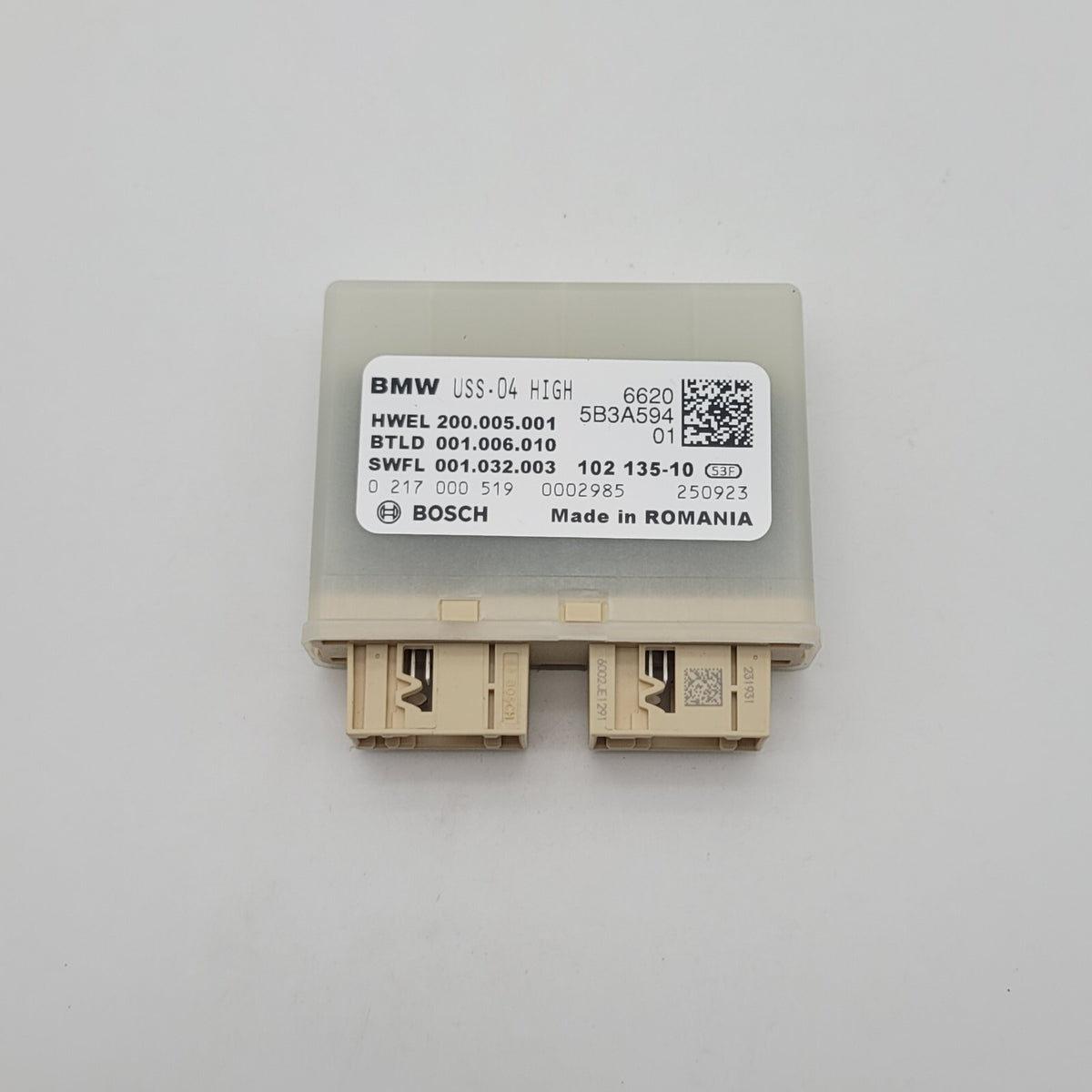 2022 - 2025 BMW 3 4 5 G20 G26 G30 USS Ultra Sonic Parking Sensor Module 5B3A594