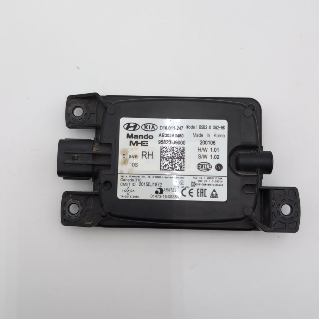 2019 2020 2021 Hyundai Kona SLAVE RH Right Blind Spot Radar Sensor 95820-J9000