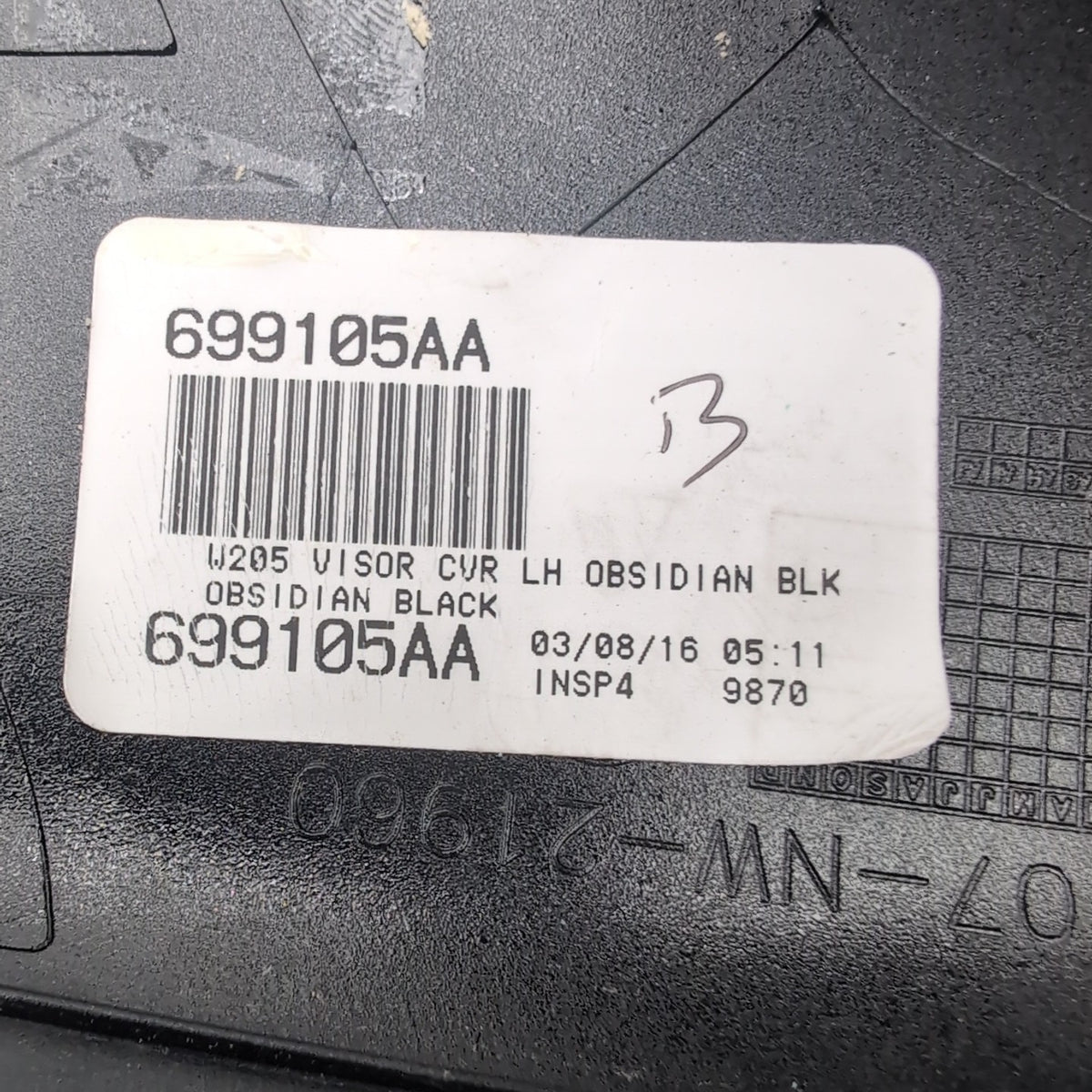 Mercedes Benz W205 W222 W213 Left Driver Side Mirror Cover Cap Shell A0998100121