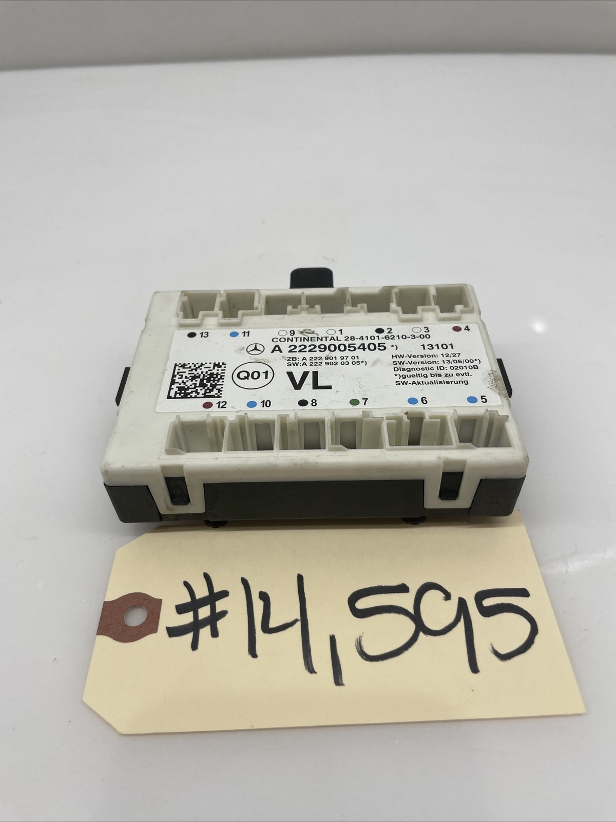 Door Control Unit Front Left Mercedes S-Class W222 A2229005405 A2229020305
