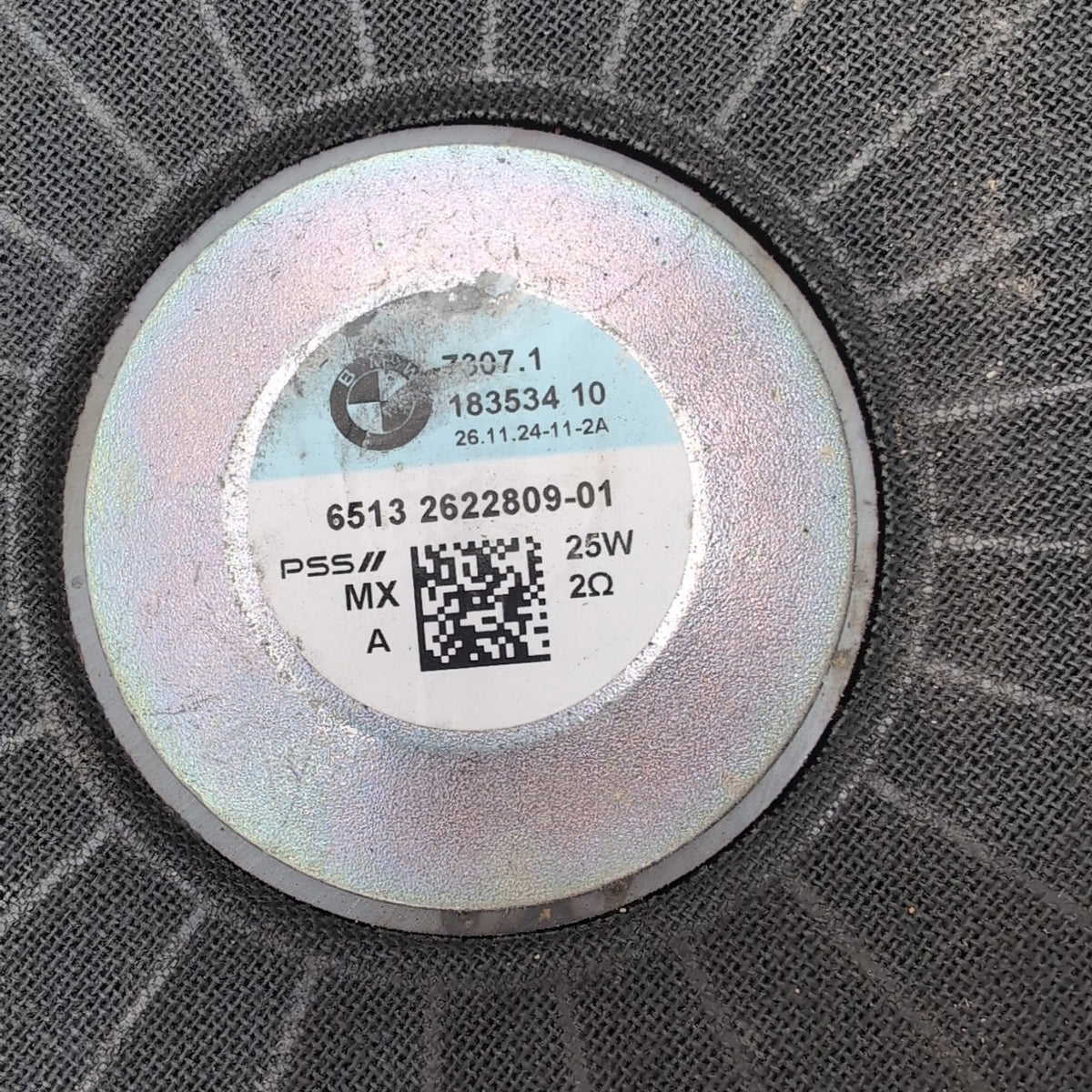 2019 - 2025 BMW G20 Left Underseat Subwoofer Speaker 2622809