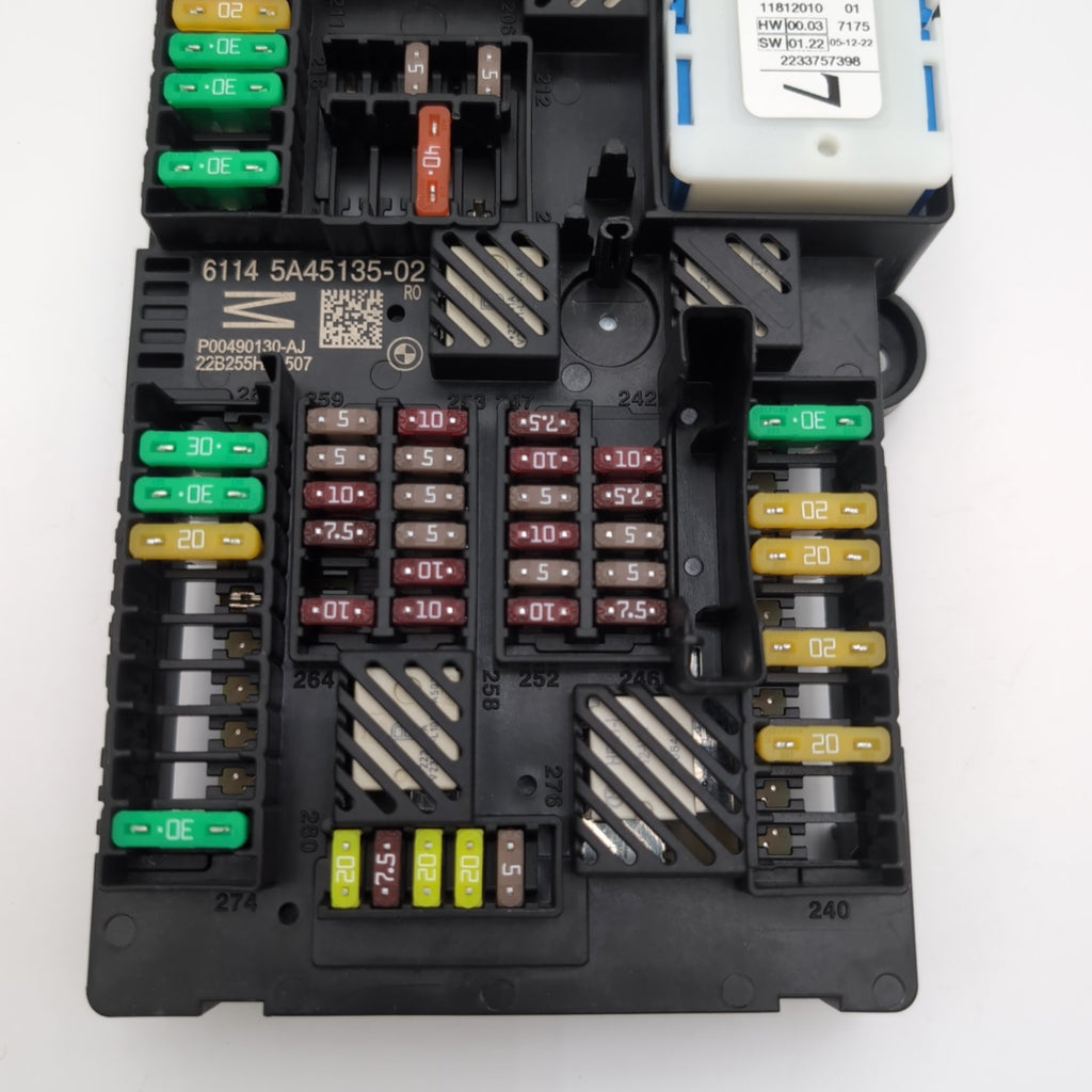 2022 2023 2024 BMW iX I20 Rear Power Distribution Fuse Box 5A45135