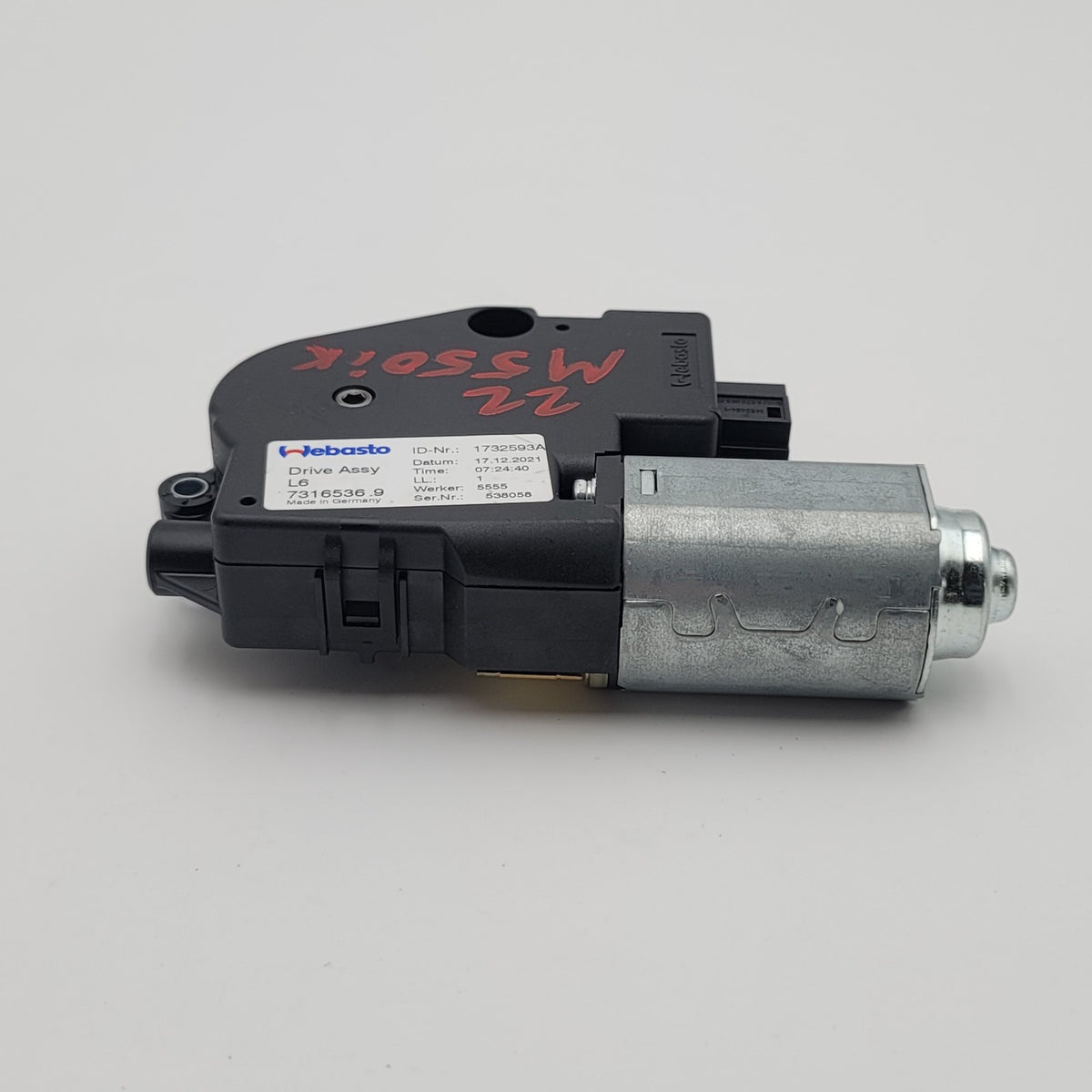 2018 2019 2020 2021 2022 BMW G30 G31 M550i Sunroof Motor Drive Unit OEM 7316536