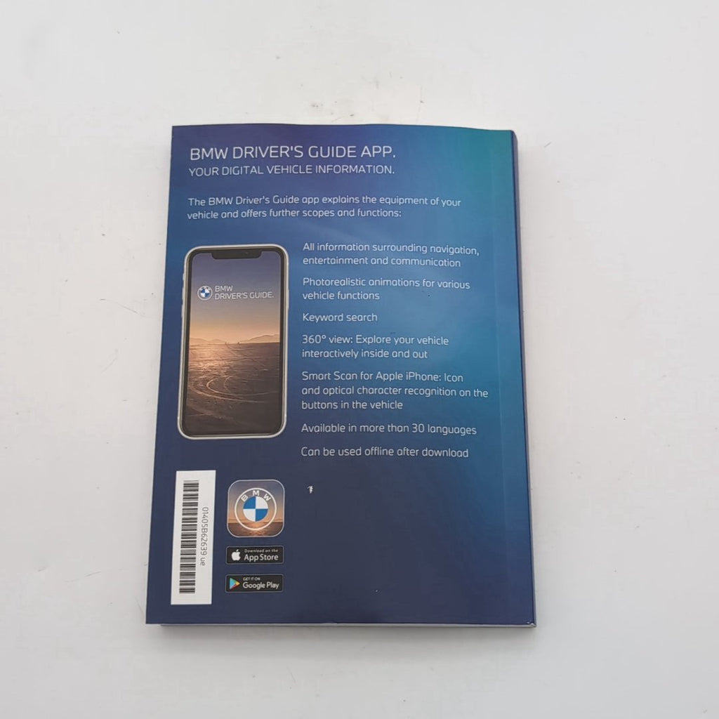 2025 BMW i4 Gran Coupe G26 Owners Manual Handbook with Case