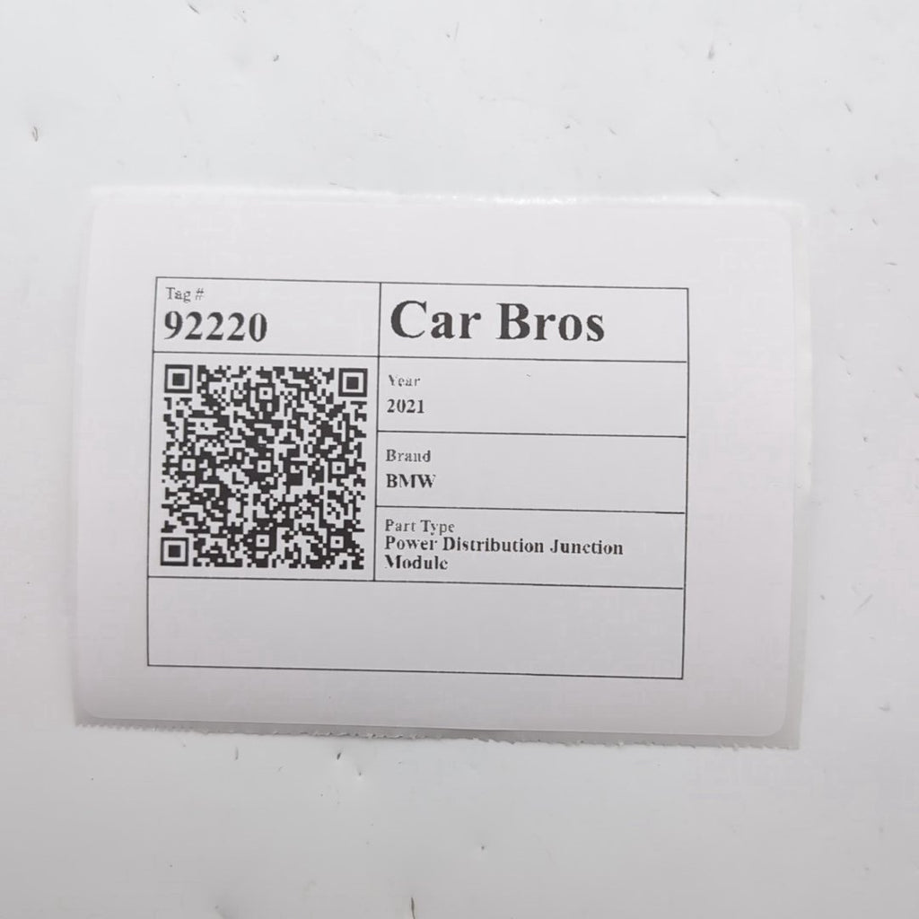 2019 - 2026 BMW X5 X6 X7 Rear B+ Power Distribution Junction Relay Box 8717955