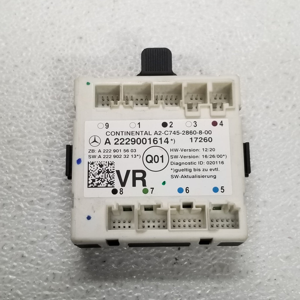 2015- 2021 MERCEDES C300 W205 FRONT RIGHT DOOR CONTROL MODULE OEM A2229001614