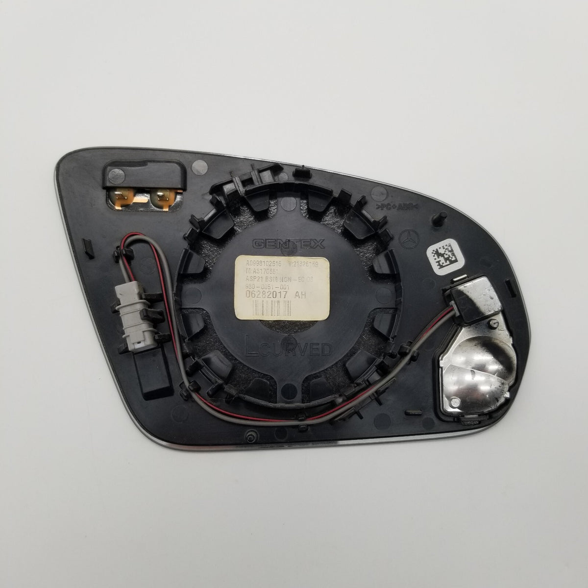 FOR MERCEDES S W222 C W205 E W213 GLC W253 LEFT MIRROR GLASS BLIND SPOT OEM