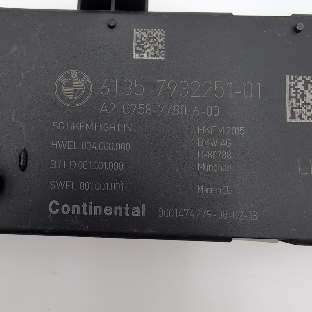 2020- 2022 BMW X7 G07 X5 G05 Tailgate Decklid Function Control Module 7932251