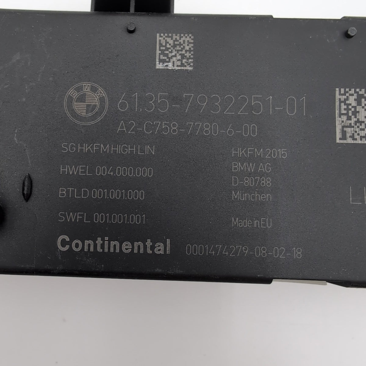 2020- 2022 BMW X7 G07 X5 G05 Tailgate Decklid Function Control Module 7932251