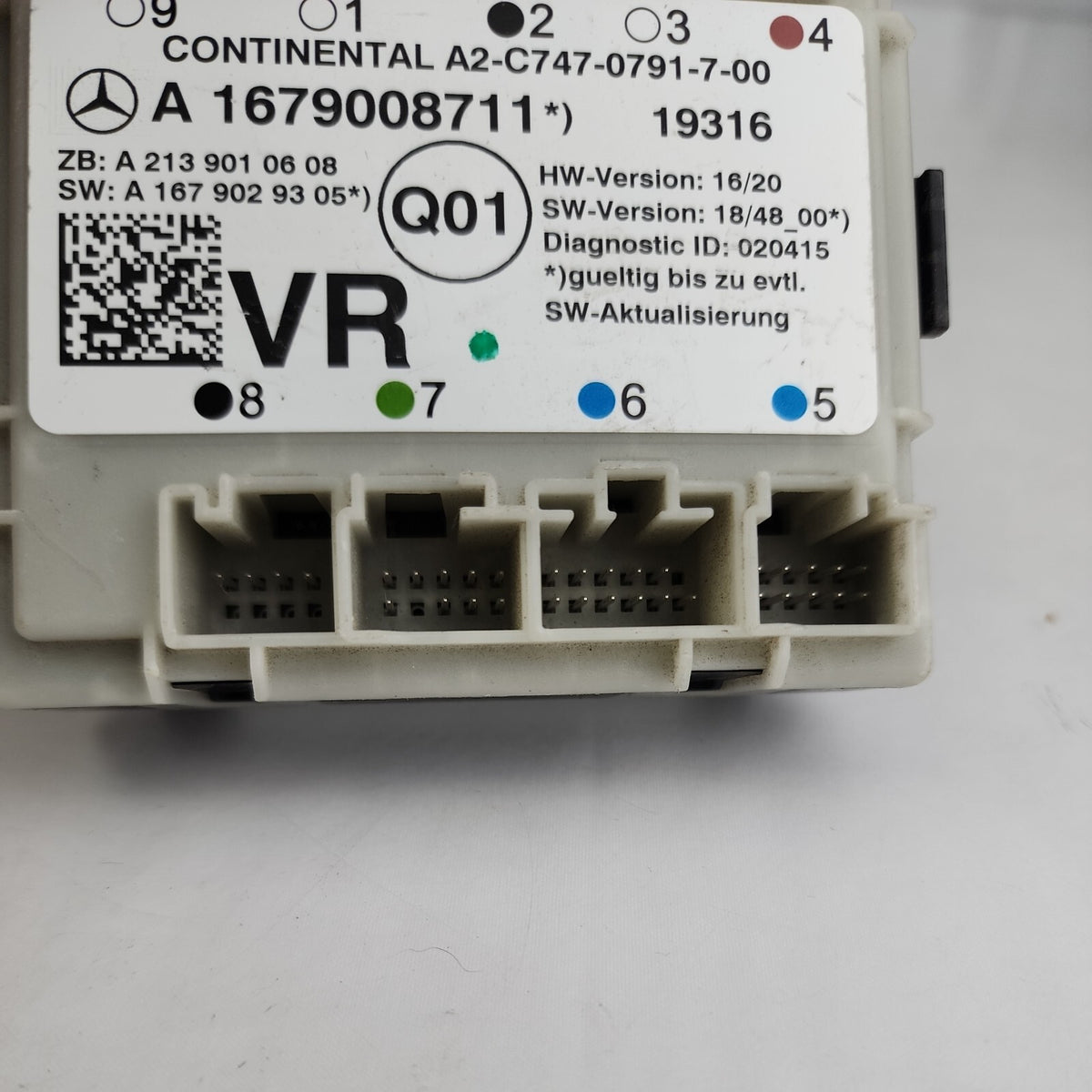 2020 Fits Mercedes GLC300 Right Front Door Control Module 2139010608 Oem
