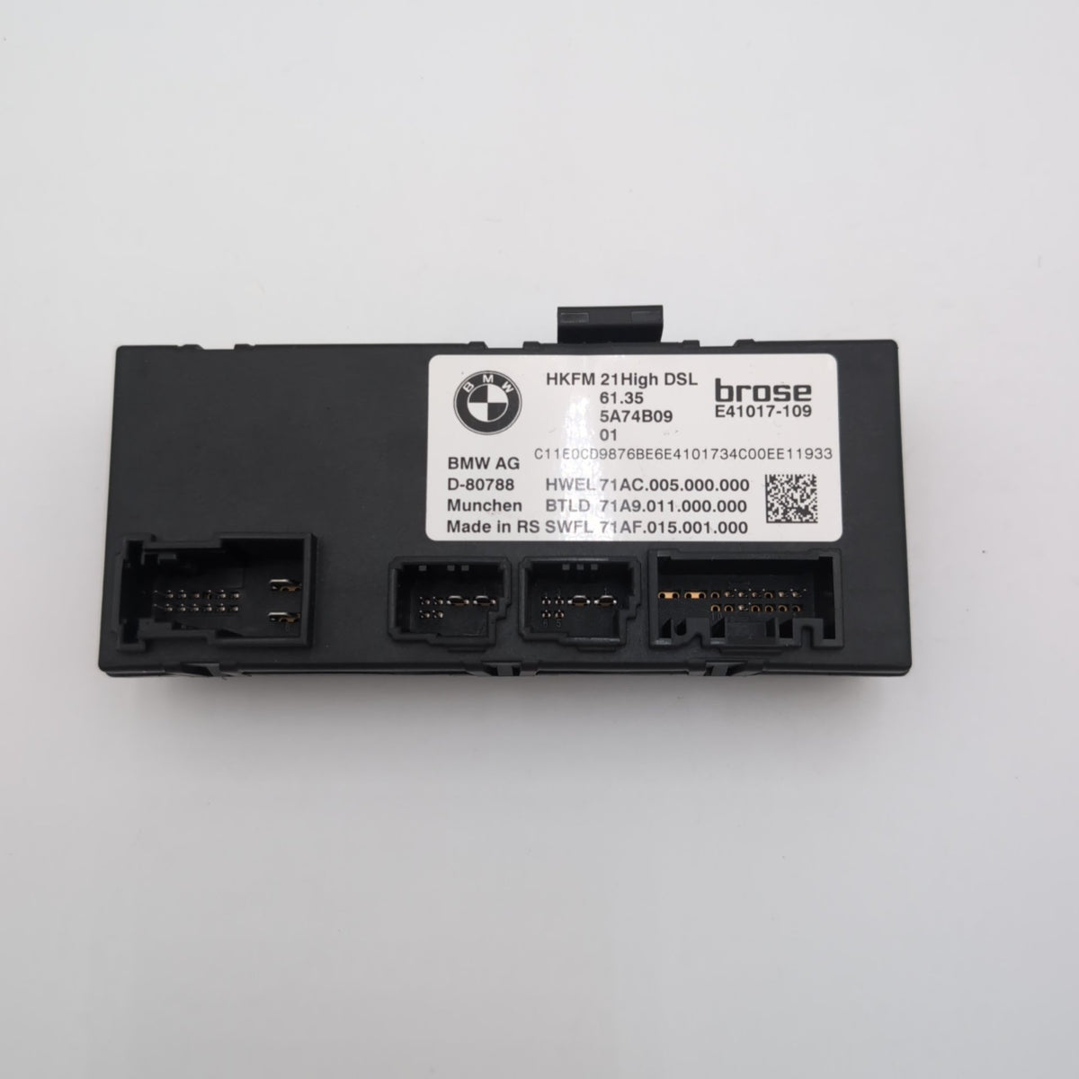 2022 - 2025 BMW iX M5 G61 G99 I20 Tailgate Trunk Lid Decklid Control Module
