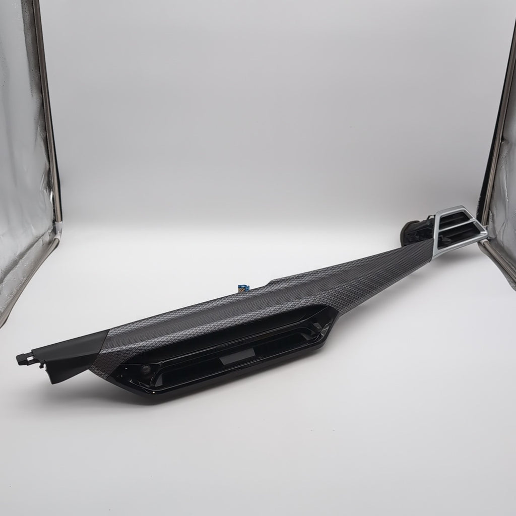 2024-2026 BMW G42 G20 G22 Center Dash Air Vent Assembly Trim Aluminum Rhombicle