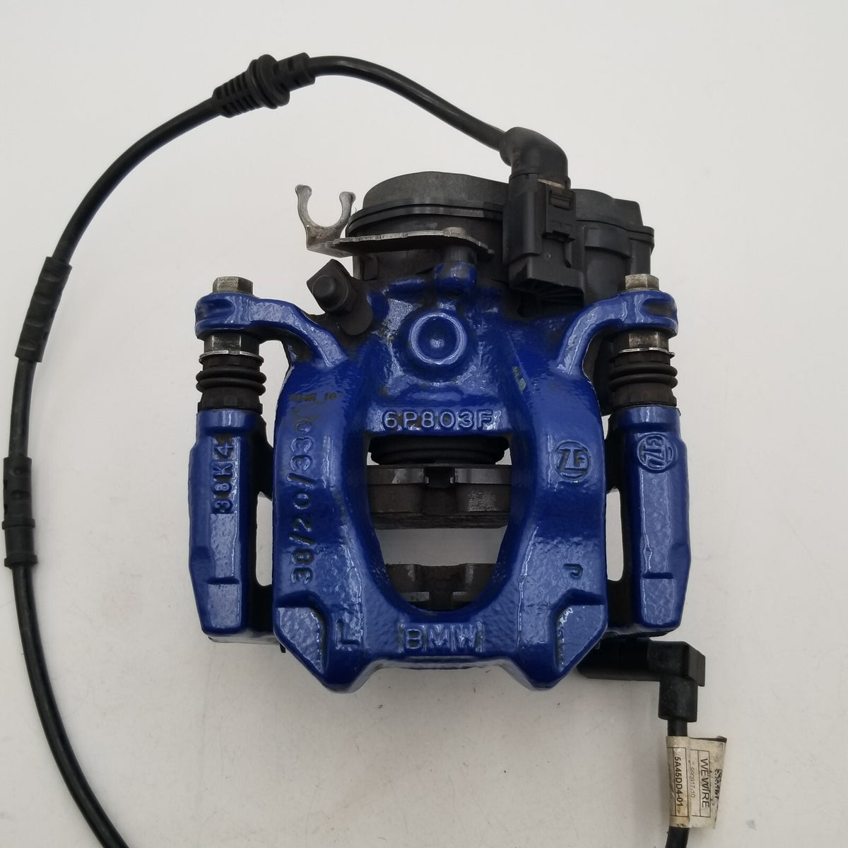 2023 2024 BMW X1 U11 M35i M-SPORT LEFT REAR BRAKE CALIPER BLUE W/ ACTUATOR OEM