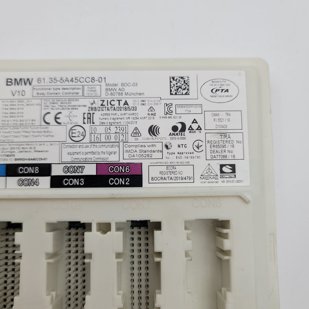 BMW G01 G02 G30 G20 G12 G15 G16 F15 G05 G80 F90 Body Control Module Unit 5A45CC8