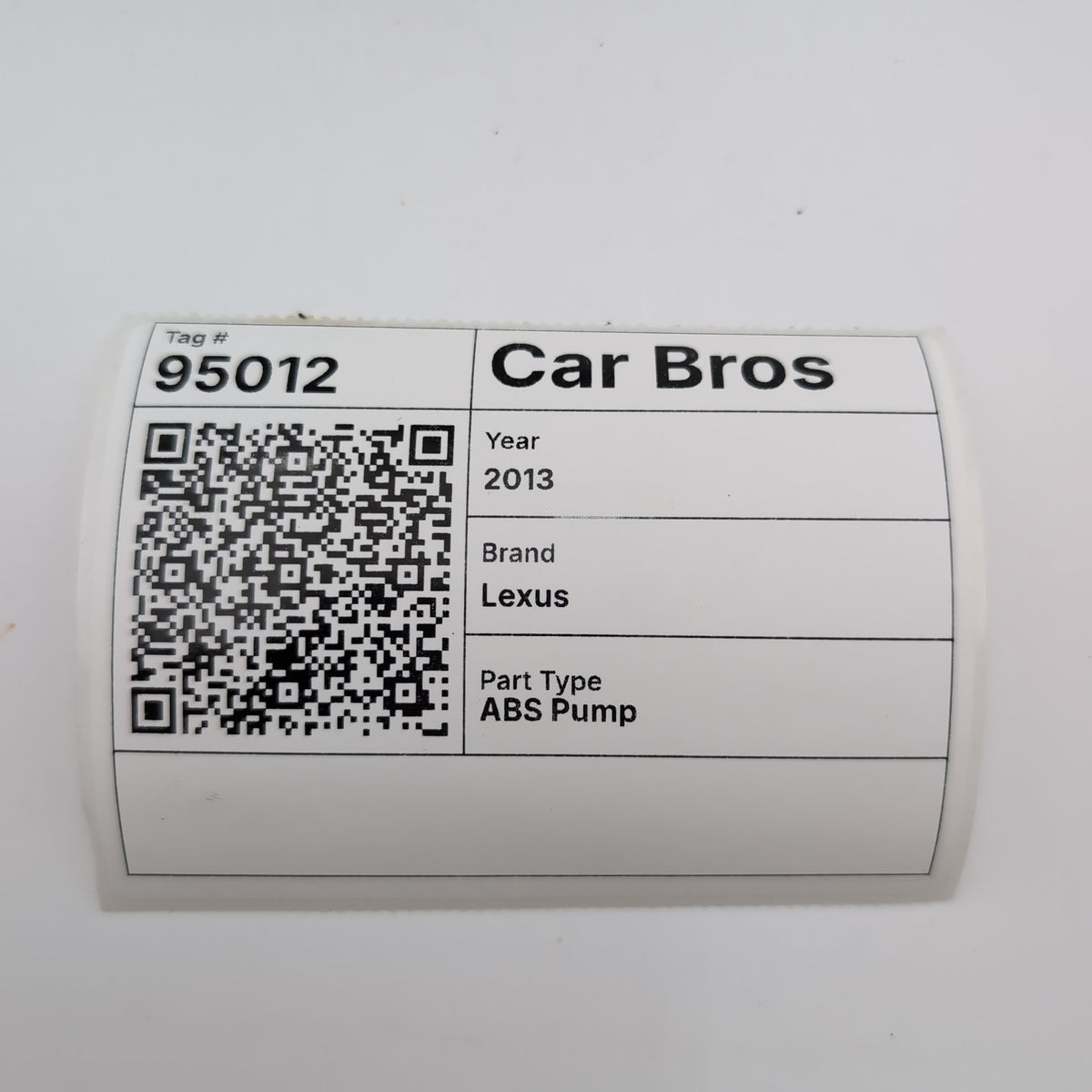2013 Lexus ES350 ABS Anti Lock Brake Pump 44540-33280