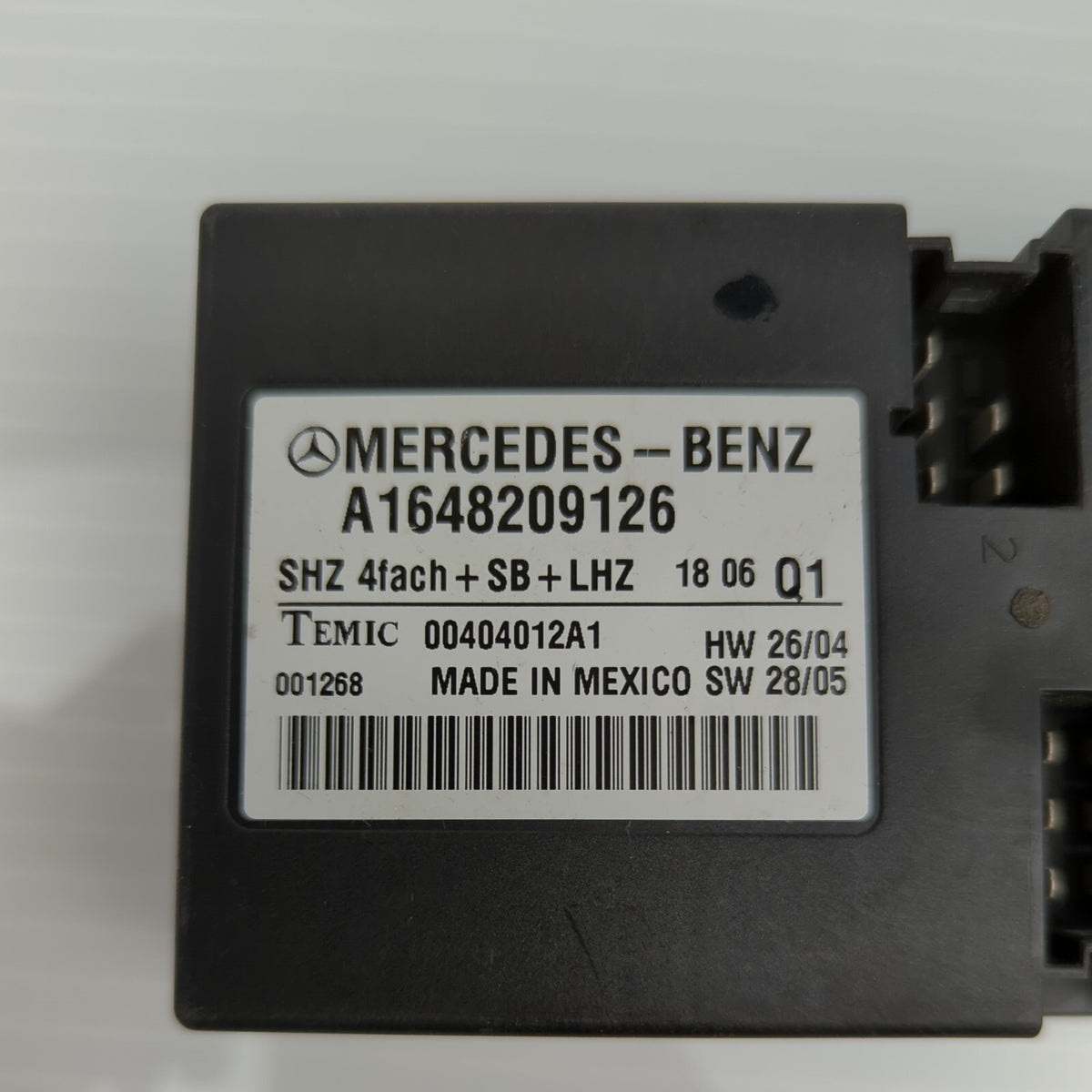 2006- 2013 Mercedes GL320 GL450 Heated Seat Control Module Oem A1648209126