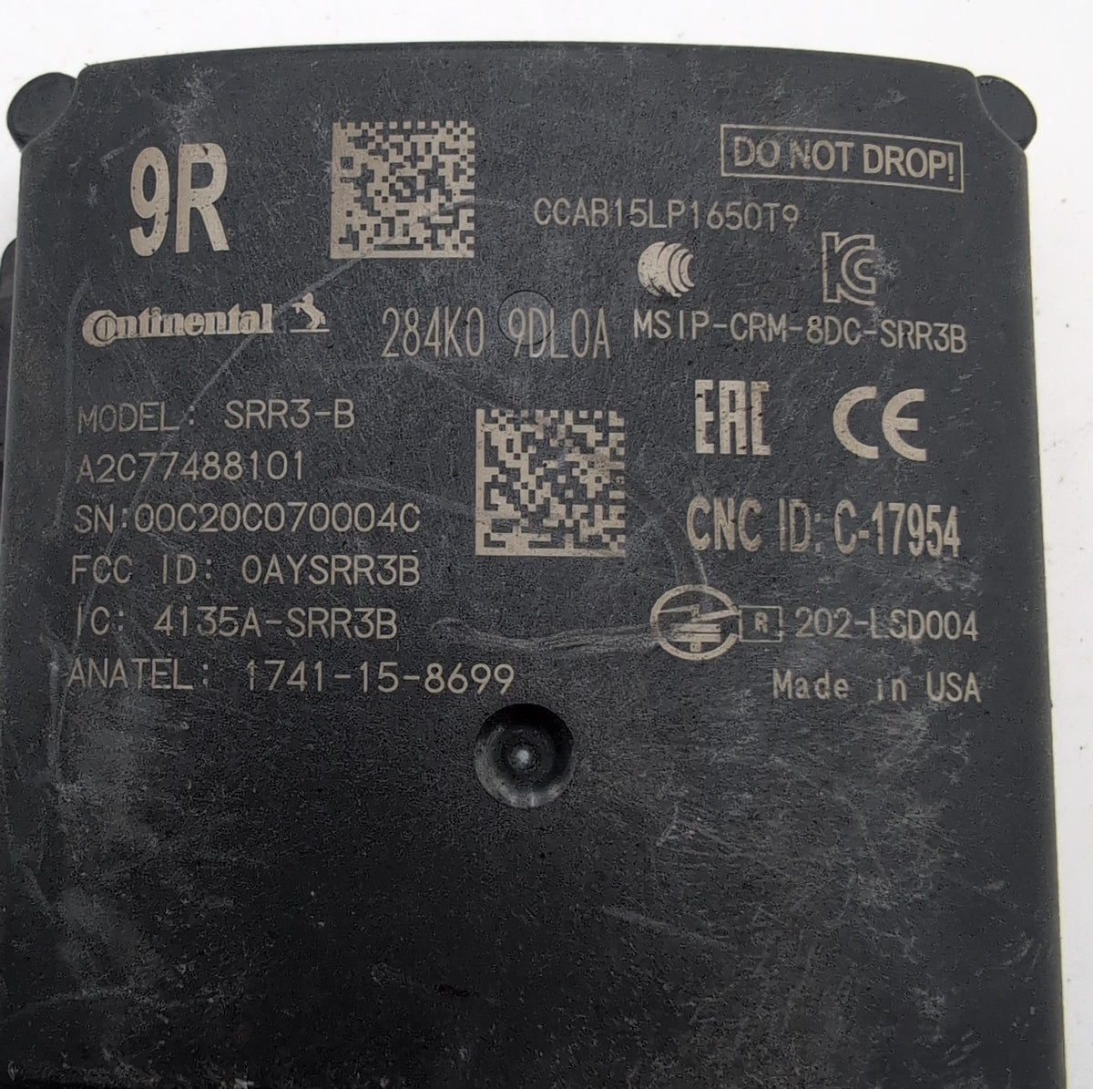 2021 2022 Nissan Maxima Rear Right Blindspot Radar Sensor 284K09DL0A