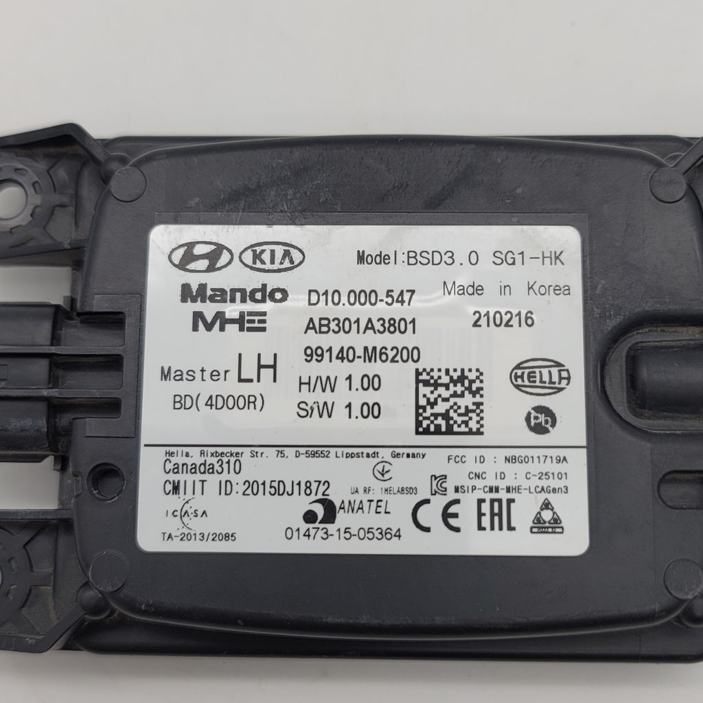 2019 2020 2021 Kia Forte Blind Spot Radar Module Left Side Oem 99140M6200