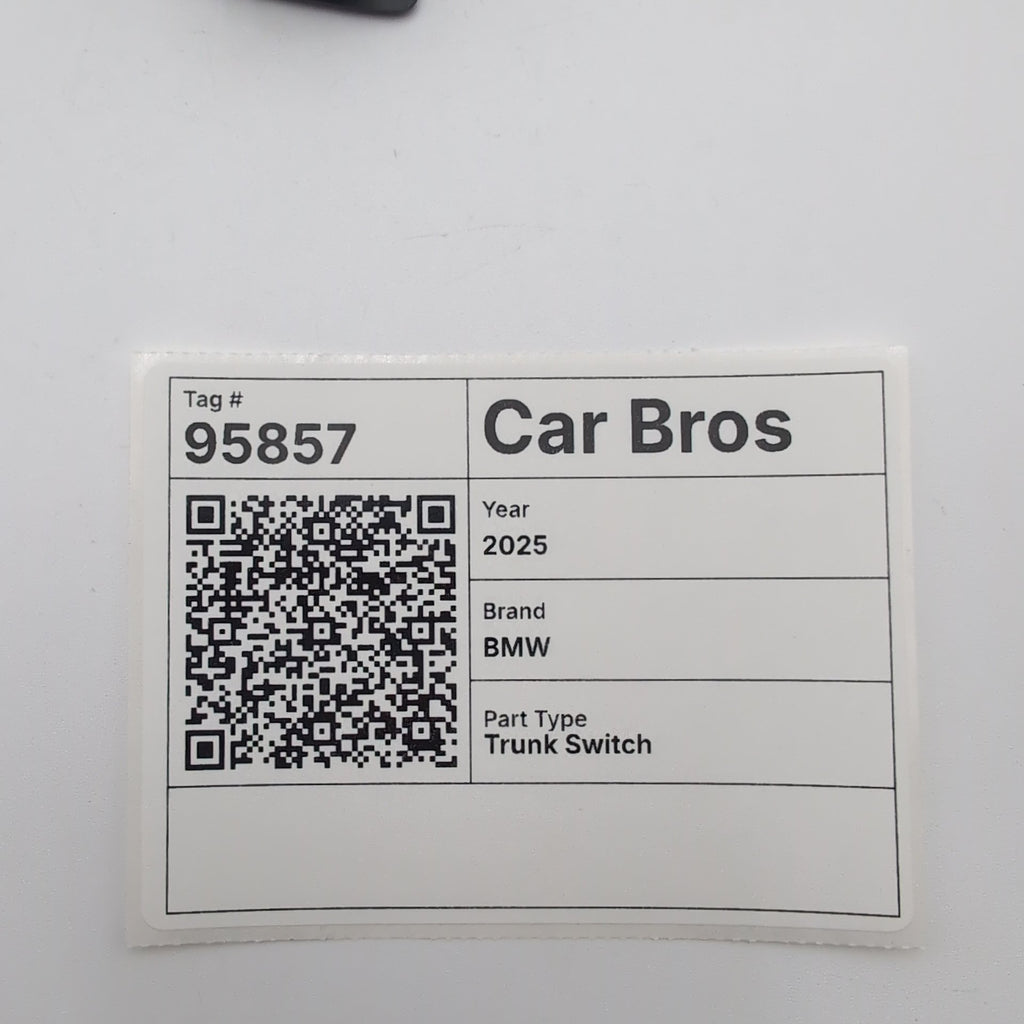 2023 - 2026 BMW G20 G26 XM X3 X5 X6 X7 Rear Trunk Open Close Switch 5A64C25