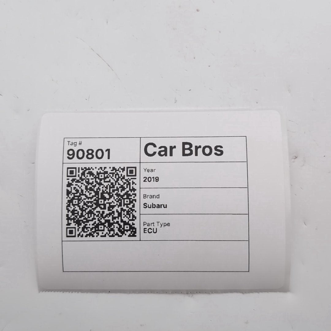 2019 2020 Subaru XV Crosstrek 2.0L Engine Computer Control Module 22765AM820