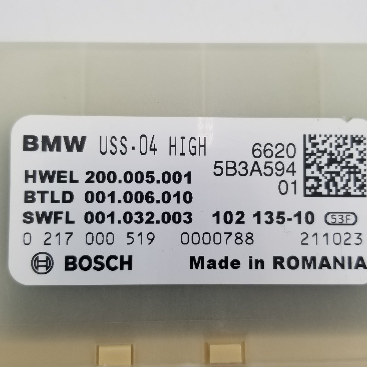 2022 - 2025 BMW 3 4 5 G20 G26 G30 USS Ultra Sonic Parking Sensor Module 5B3A594