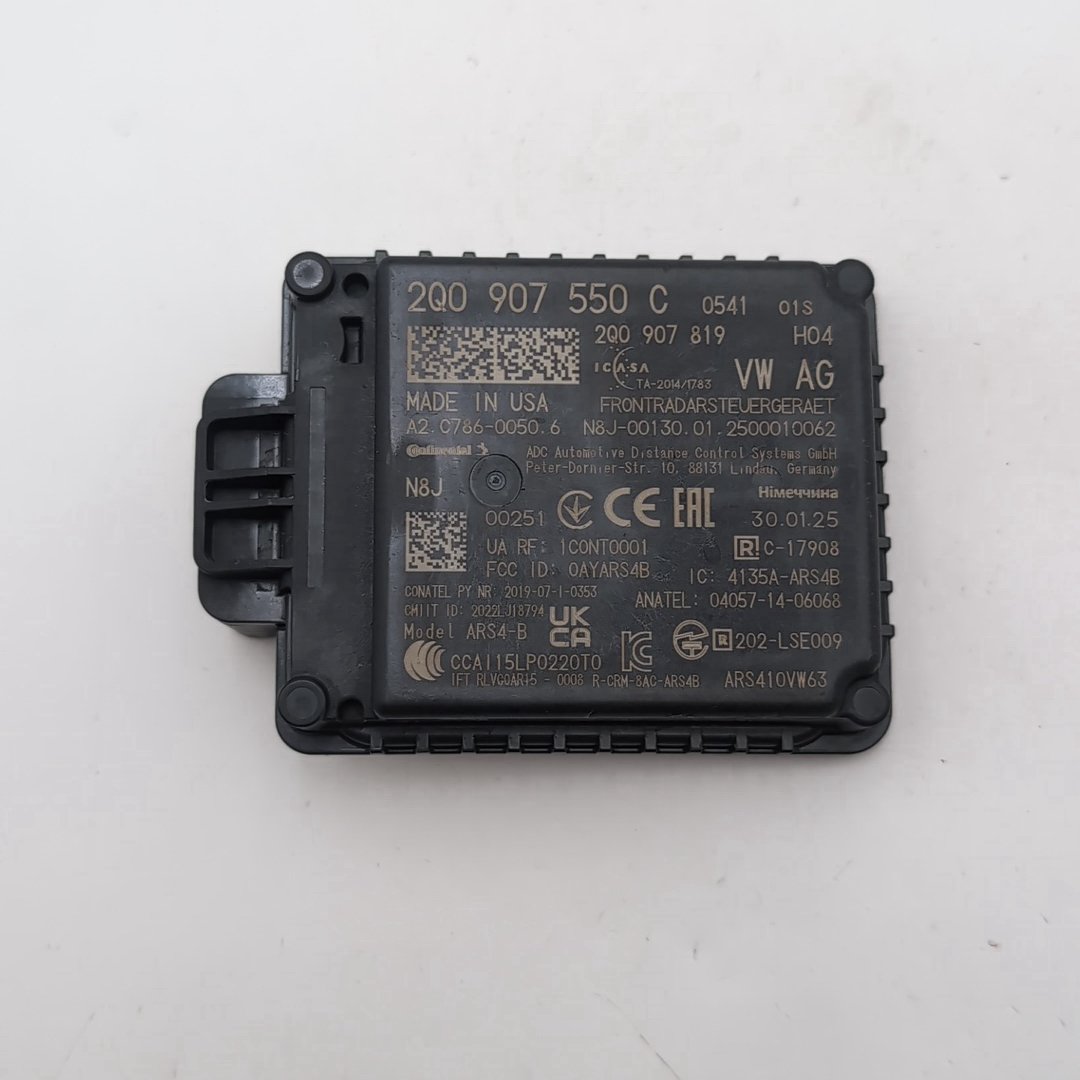 2024 2025 Volkswagen Taos Cruise Control Distance Radar Sensor 2Q0907550C