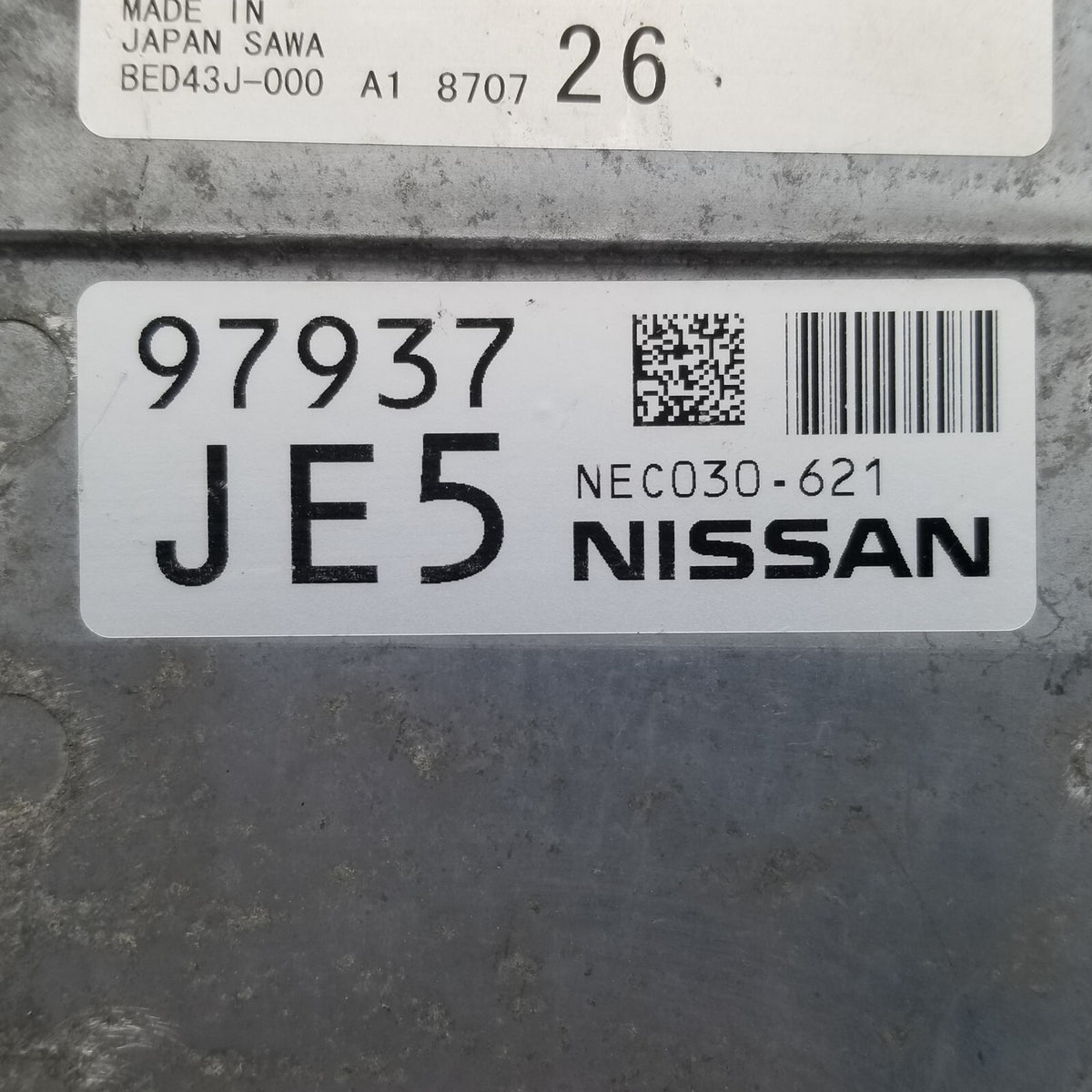 2018-2020 Nissan Rogue Sport ECM Engine Computer Control Module AWD BED43J-000