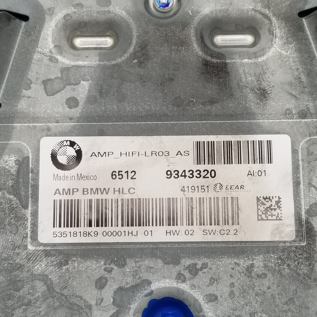 2015 BMW X4 F26 Hifi Sound System HLC Amp Amplifier 9343320 OEM