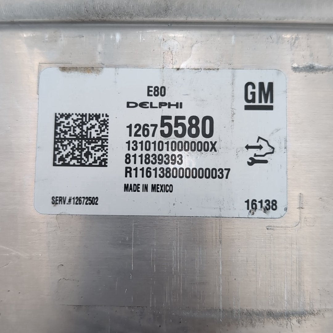 2016 Chevrolet Malibu 1.5L Engine Computer Control Module E80 12675580