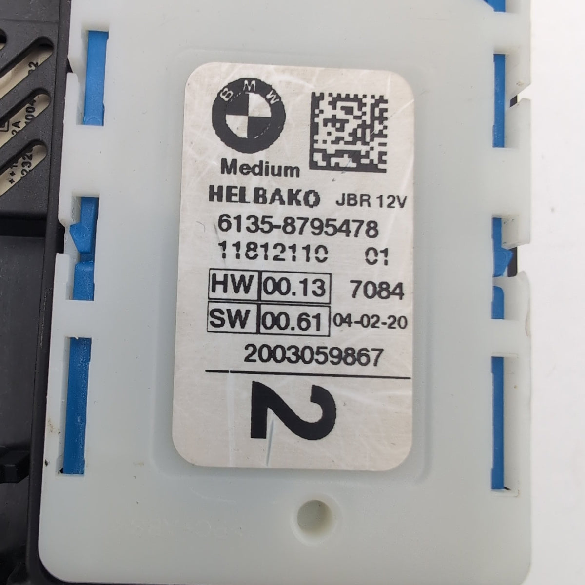 2019 - 2023 BMW 330i G20 Rear Power Distribution Fuse Box 8734161