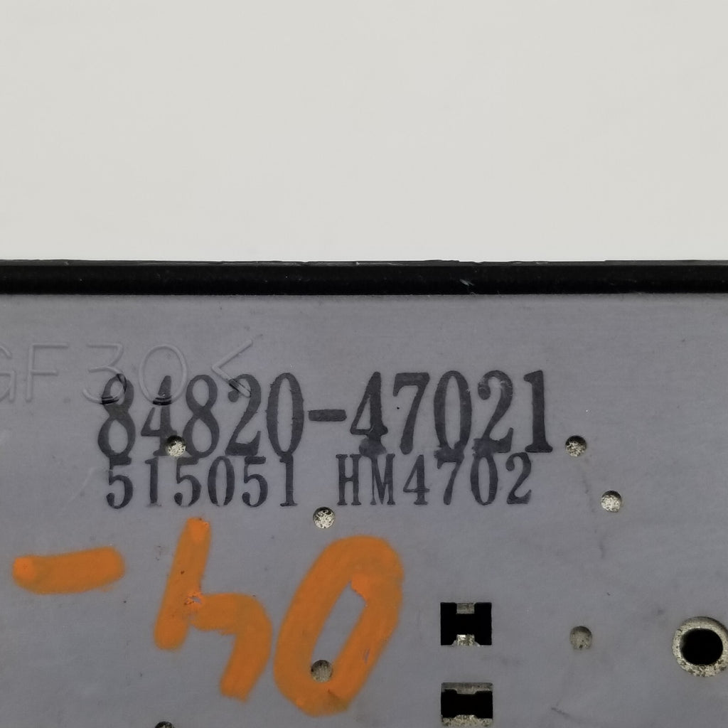 2004- 2009 Toyota Prius Left Driver Window Master Switch 8482047021