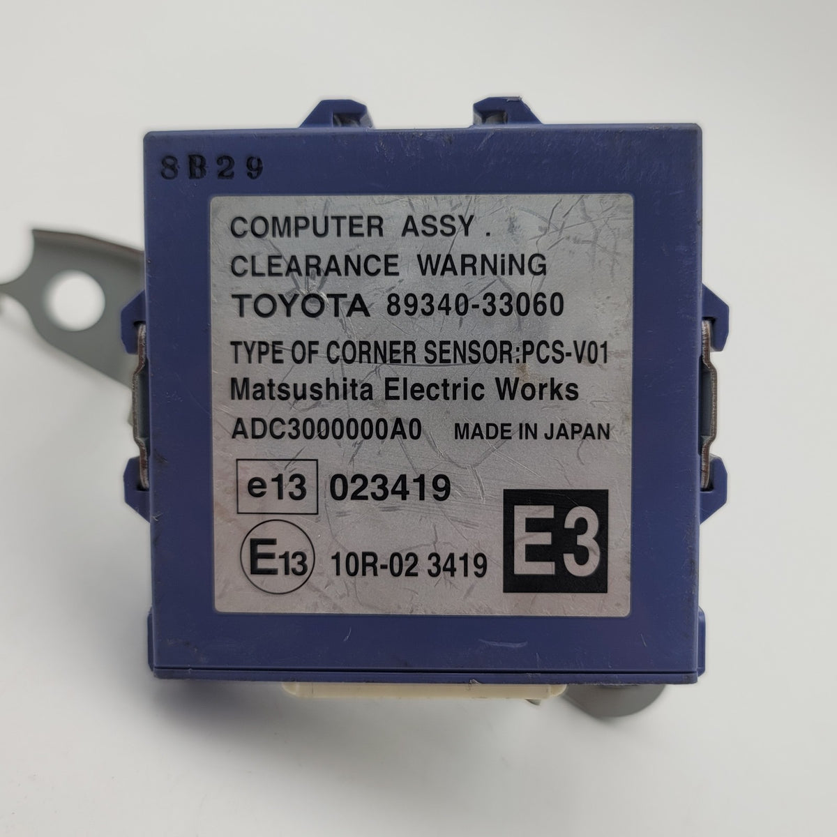 2007- 2012 Lexus ES350 Park Assist Computer Module OEM Part Number 89340-33060