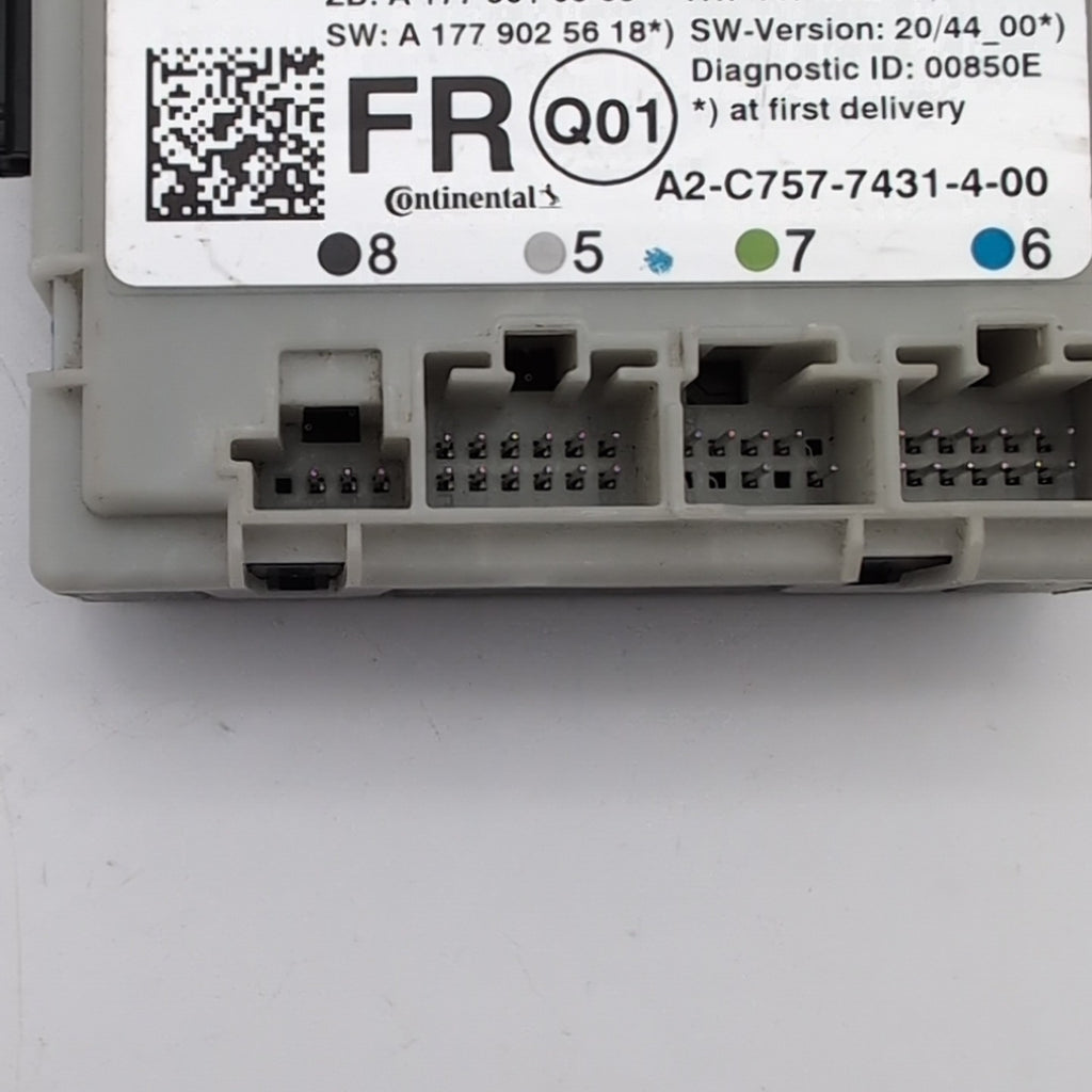 2019- 2022 MERCEDES A220 V177 FRONT RIGHT DOOR CONTROL MODULE OEM A1779005409