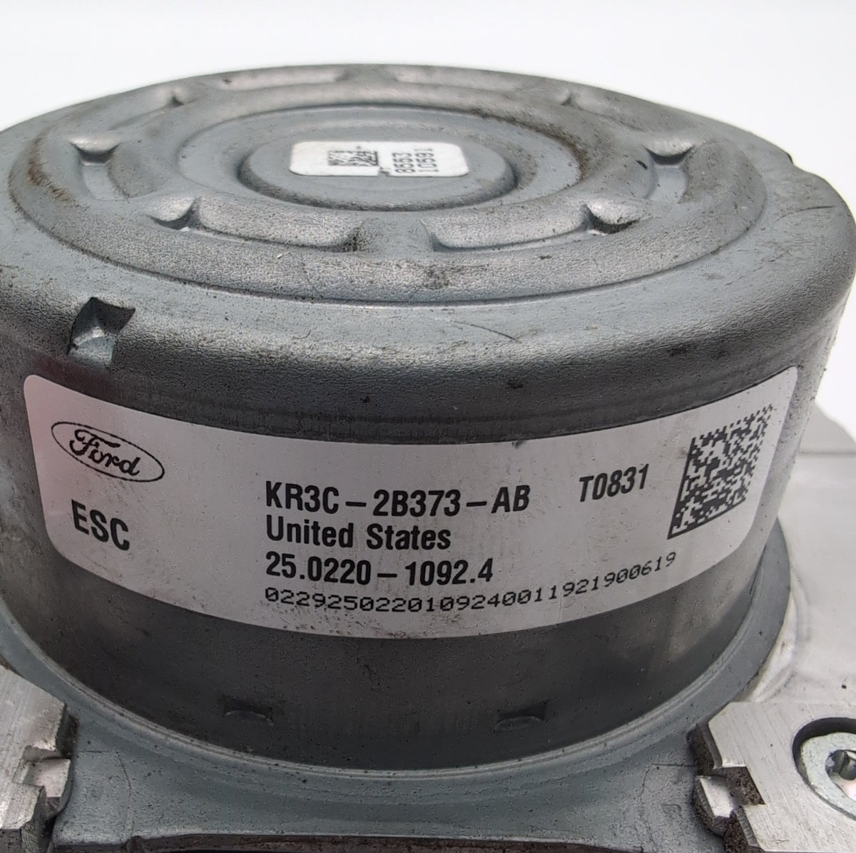 2019- 2022 Ford Mustang 2.3L Manual ABS Anti Brake Lock Pump KR3C-2B373-AB