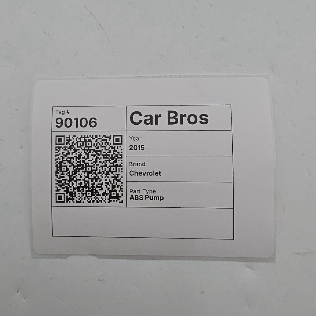 2015 2016 Chevrolet Sonic 1.8L ABS Anti Lock Brake Pump Control Unit 94781825