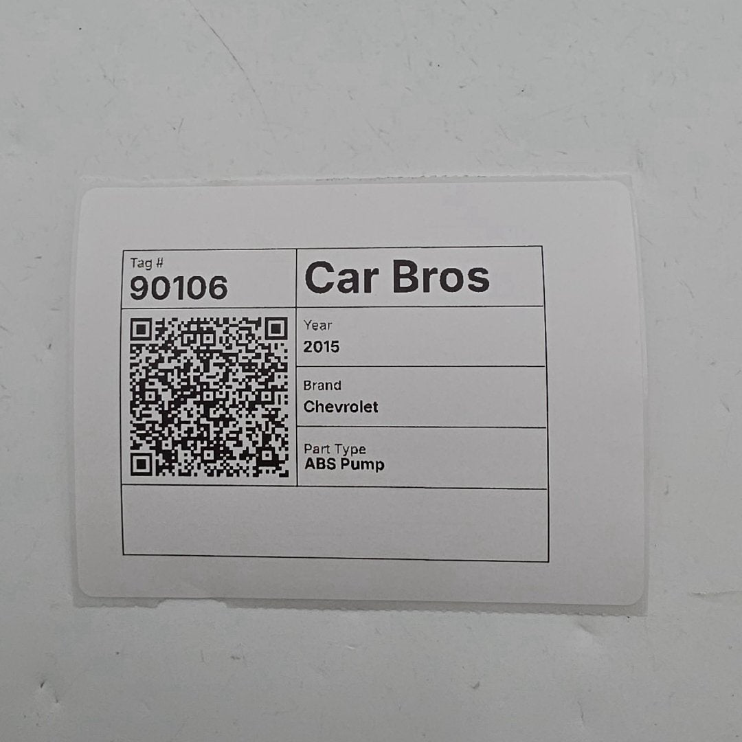 2015 2016 Chevrolet Sonic 1.8L ABS Anti Lock Brake Pump Control Unit 94781825