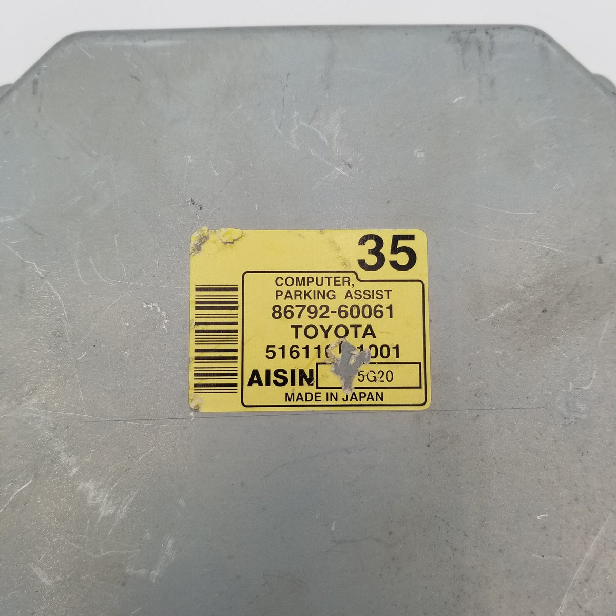 2003- 2009 Lexus GX470 Parking Assist Control Module Unit 86792-60061